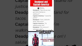 Deadpool and Captain America (memes) #shorts #marvel
