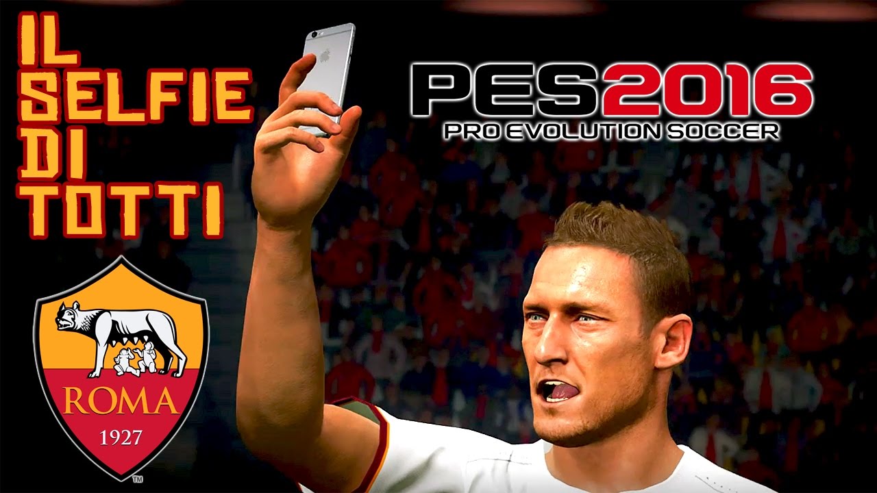 PES 2016: Totti Selfie Celebration