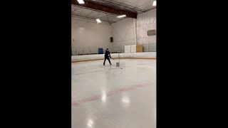 Mind-blowing Hockey Trick Shot