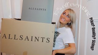 BlackFriday All Saints Haul 2020 | Balfern Jacket, Jeans & Boots Haul Review