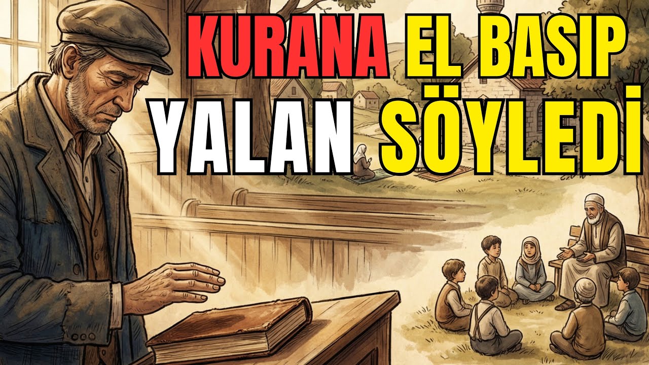 Kuran’a El Basıp Yalan Söyleyenin Başına Gelmeyeni Kimse Anlamadı! | İbretlik Dini Hikaye