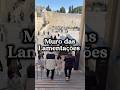 Local mais sagrado do judaísmo, remanescente do antigo Templo #sagrado #fé #judaismo #jerusalem