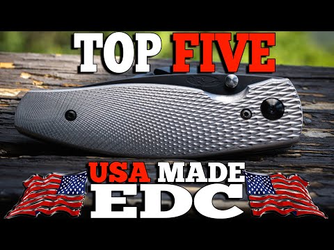 My TOP 5 USA Made Titanium EDC Grail Knives