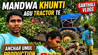 Madwa Khunti Agu tractor te/new santhali vlogs @anchar_Umul_Production01 