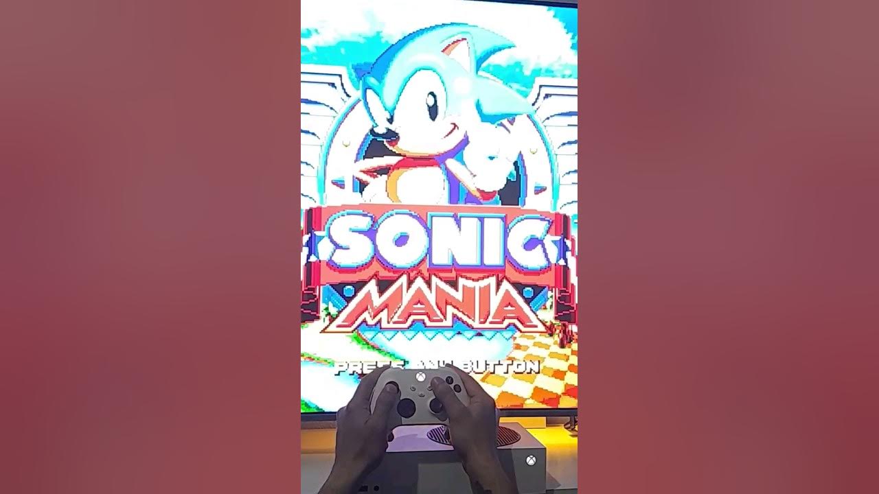 SONIC MANIA no Xbox Series S [4k HDR Tv] 60FPS. #xboxseriess #sonicmania  #short 