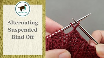 Alternating Suspended Bind Off