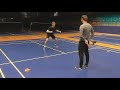 Badminton agility exercises