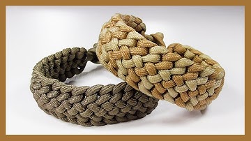 Paracord Bracelet: "Radiant Zipper Sinnet" Bracelet Design Without Buckle