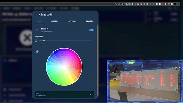 WLED Matrix DEMO2 - More progress