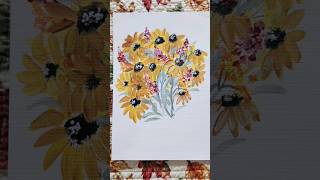 Sunflowers 🌻🌻🌻 #painting #shortvideo #art #shorts