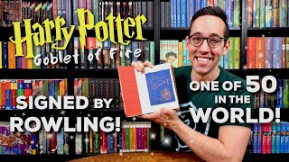 SIGNED Harry Potter Book Unboxing | ONE OF 50 IN THE WORLD | J.K. Rowling