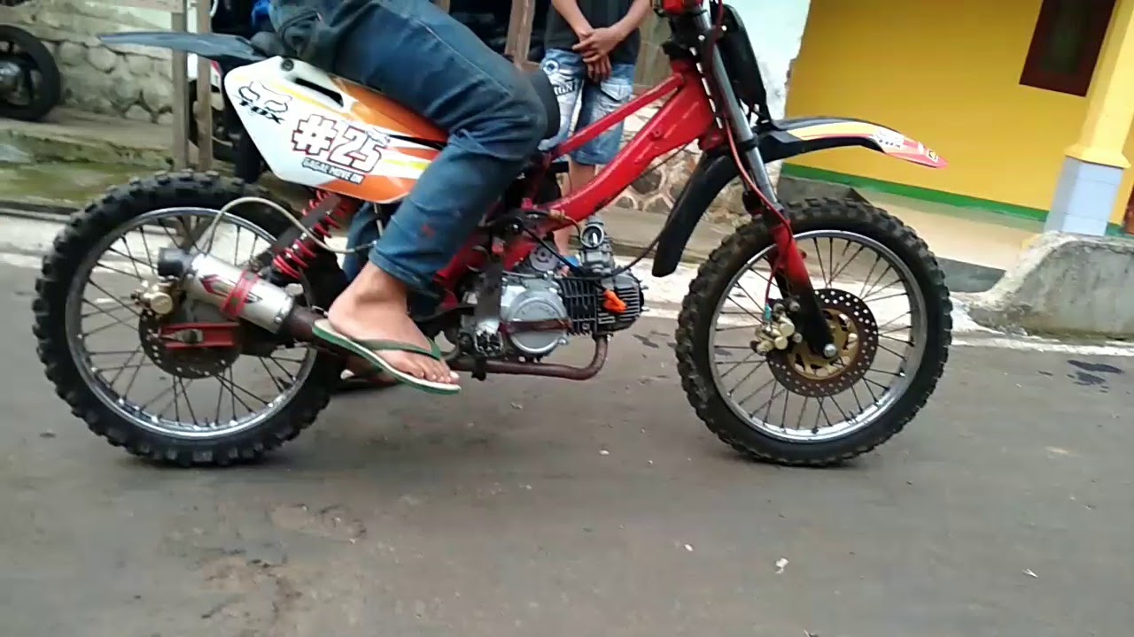 Modifikasi Motor Cross Supra Fit Arena Modifikasi