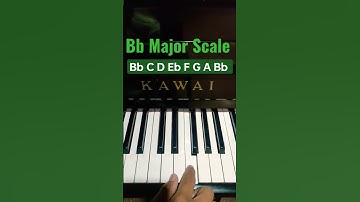 Bb Major Scale - Easy Piano Tutorial