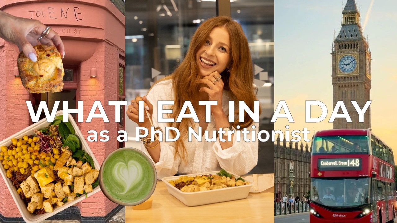 Что я ем в течение дня, будучи доктором наук в области питания, постоянно в движении в Лондоне.