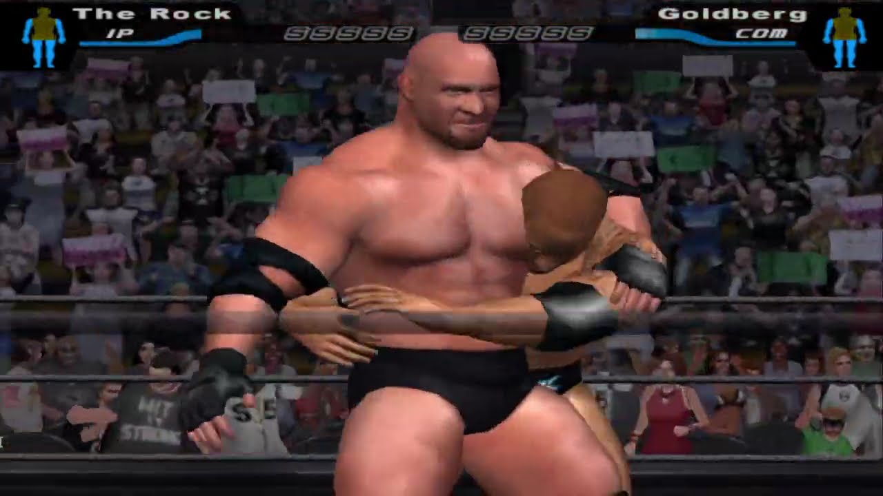 The Rock vs Goldberg | World Heavyweight Championship | Bad Blood Event | The Rock Wins! | WWE HCTP