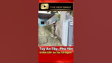 KHẨN CẤP: Sơ Tán 119 Người Dân Tuy An Tây, Phú Yên Tránh Bão!