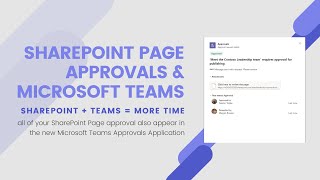 SharePoint Page Approvals in Microsoft Teams