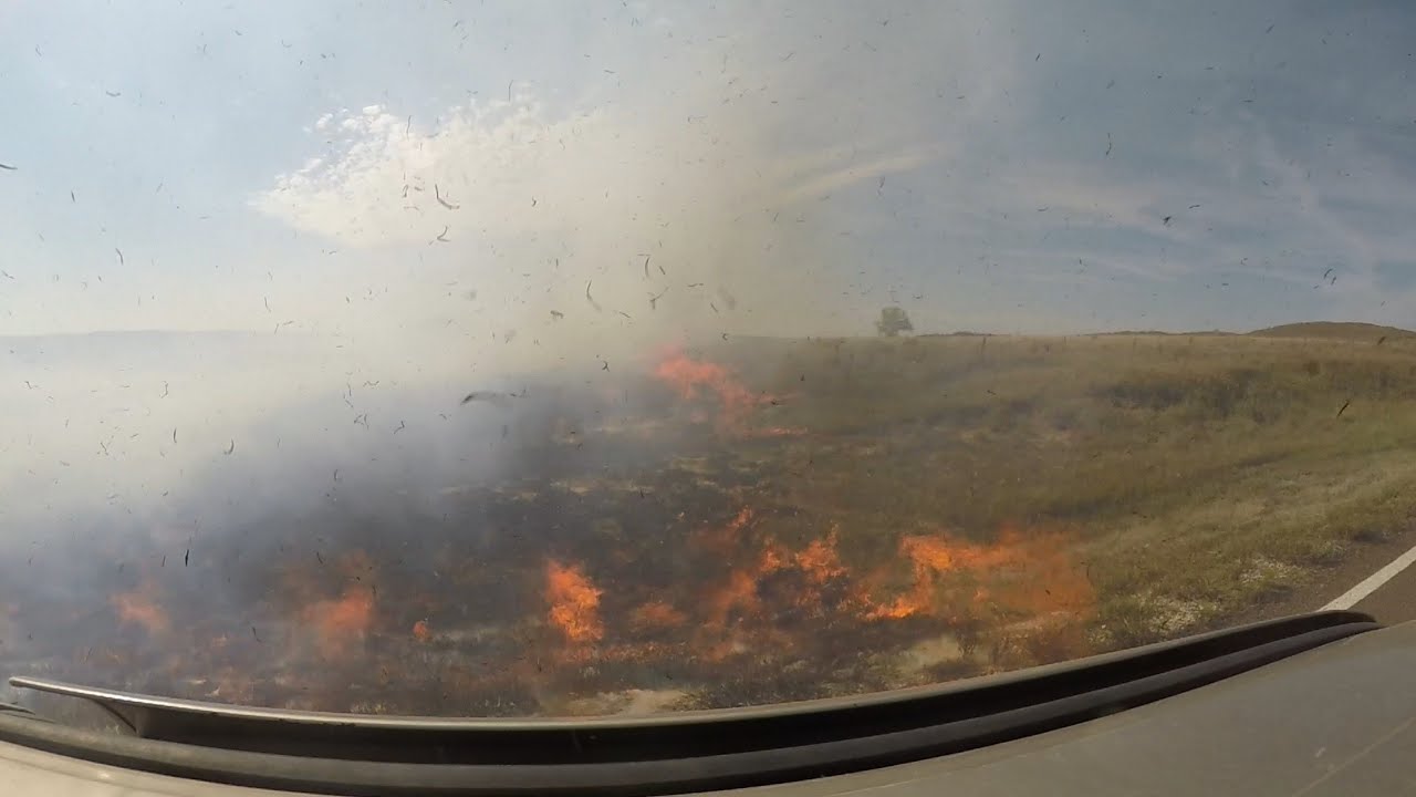 Grass fire 141 and Highway 140 9/30/23 - YouTube