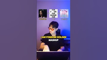 I AM FOREVER GOLDEN (HUNTR/X x IVE x BABYMONSTER MASHUP) #kpopdemonhunters #ive #babymonster