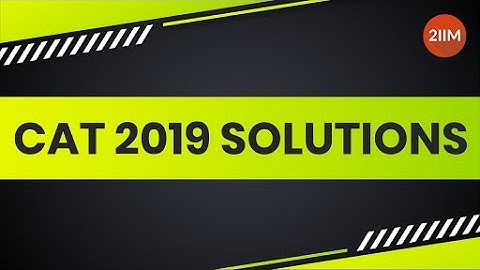 CAT 2019 Slot 2 Solutions Quantitative Aptitude | Perfect Squares | Question and Answer