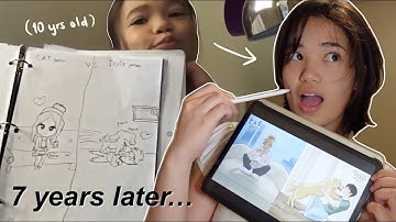 Redrawing my OLD ART From When I Was 10 years old...