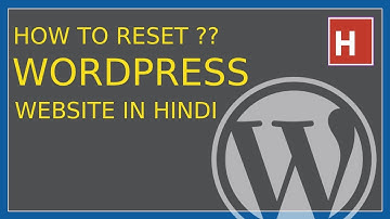 how to reset wordpress website in hindi || wordpress tutorials in hindi