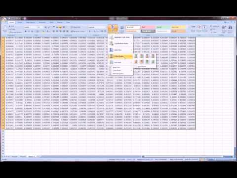 Excel rand() function