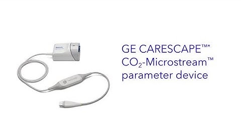 GE CARESCAPE™* CO2 – Microstream™ Parameter Device