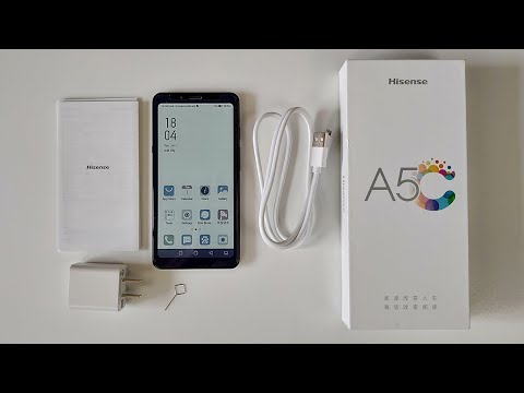 Hisense a5c スマートフォン 本体 Hisense A5C - World's First COLOR e Ink Smartphone Unboxing