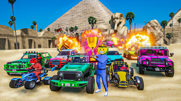 EL ÚLTIMO EXPLOTA CON COCHES ALEATORIOS! VICTORIA ÉPICA EN EL DESIERTO!! - GTA 5 ONLINE