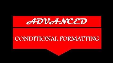 ADVANCED EXCEL CONDITIONAL FORMATTING: HOW TO USE  FORMULA (PART-2)