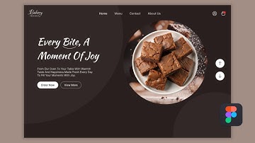 Bakery Landing Page Animation in Figma | Step-by-Step Tutorial for Beginners