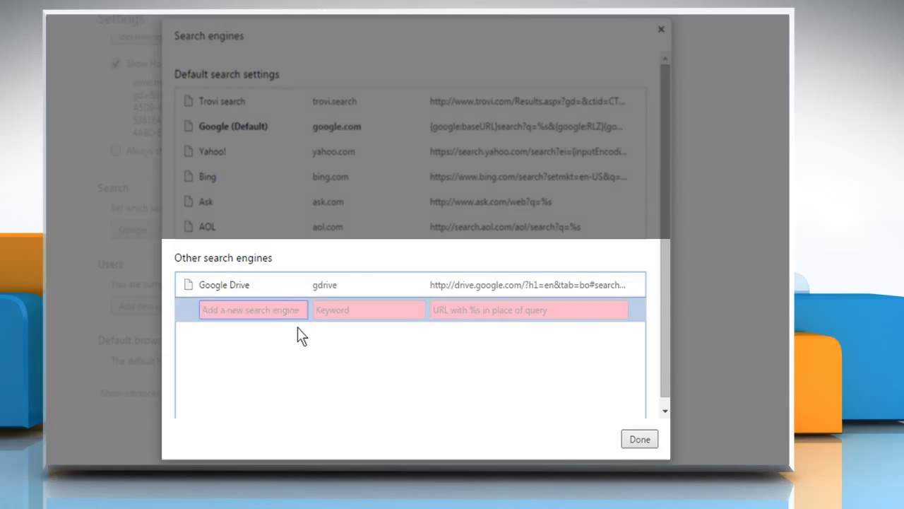 How to search your Google™ Drive or Gmail® account using the Google™ Chrome address bar