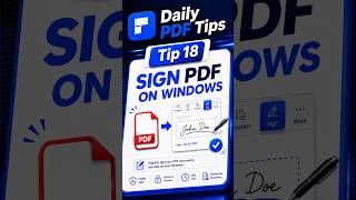PDF Tips #18: Sign a PDF on Windows ✍️💻