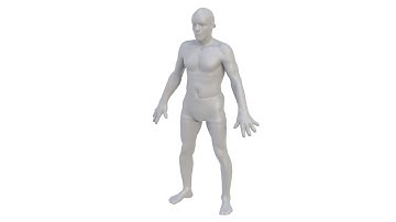 3d model of the character man. Superhive, CGtrader (no sound)