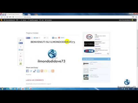 Wordpress blog italiano - Plugin editor di testo, impostare pagina iniziale - tutorial #04#