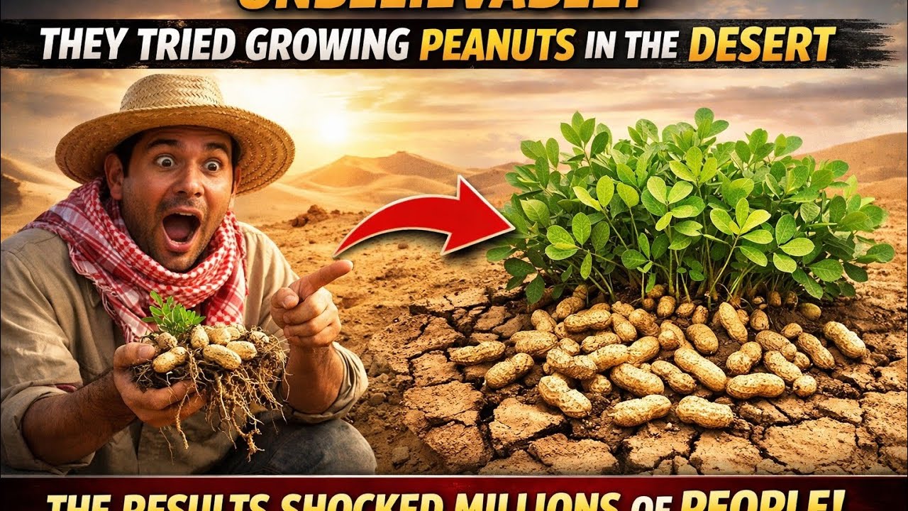 Registan mein Mungphali? 🥜 Desert Farming ka aisa Result jisne sabko hairan kar diya!(2026)🥜
