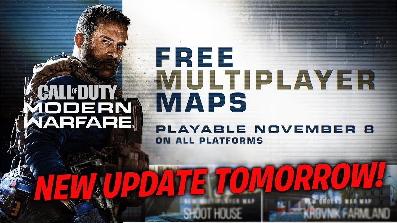 NEW FREE MAPS IN MODERN WARFARE TOMORROW! Hardpoint Returning MW Update 1.07