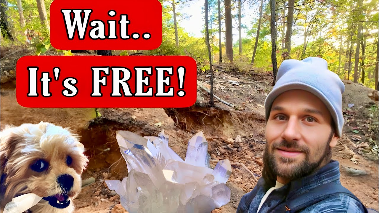 Crystal Vista A Free Spot to Dig Crystals in Arkansas! YouTube