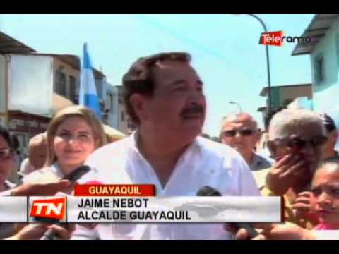 Alcalde Nebot inauguró obras de regeneración urbana