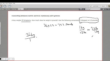 Converting between metric and US customary units