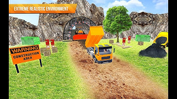 Tunnel Construction Highway 3D|Android Gameplay full HD 2018 #2