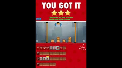 New Shortest solution - Cargo-Bot Mirror 2 - 10 registers!