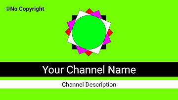 (No Copyright) Channel Intro - Green Screen - Chroma key - Nice Techno