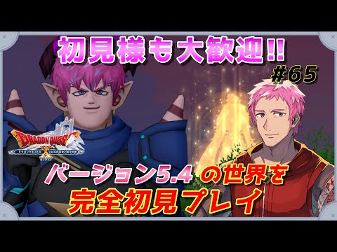 【#ドラクエⅩオンライン】完全初見!!おじさんVがVer5.4の世界へ!!　#65【初見歓迎】※ネタバレあり