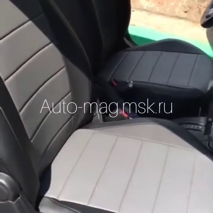 Авточехлы для Форд Фьюжн из экокожи - YouTube