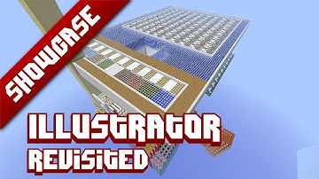 Minecraft Showcase - Illustrator Revisited | Draw on a map! | 25k subscribers special