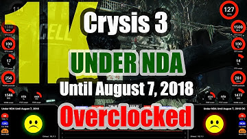 Crysis 3 (1K) - Under NDA Until August 7, 2018 Overclocked