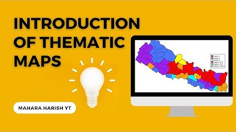 Introduction of Thematic Maps | Types of Thematic Maps | Choropleth Map | #thematic_maps