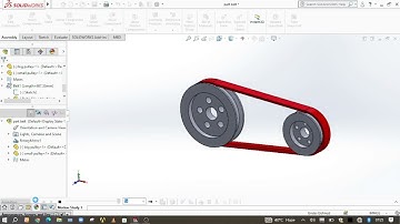 Belt and pully design in solidworks|| Exercise 95 #solidworks #cad #autocad #3d #mechanical #design